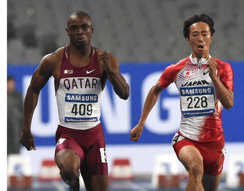 ASIAD 17: Qatar phá kỷ lục châu Á cự ly 100 mét nam ảnh 1